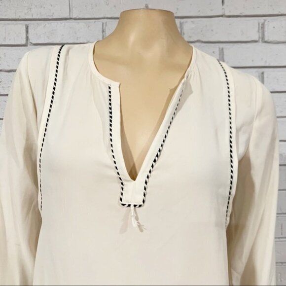 J Crew Women’s Cream Trim Top - Picture 2 of 12